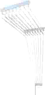 Inovar Metais Varal de Teto Individual 10 Varetas Branco 100cm