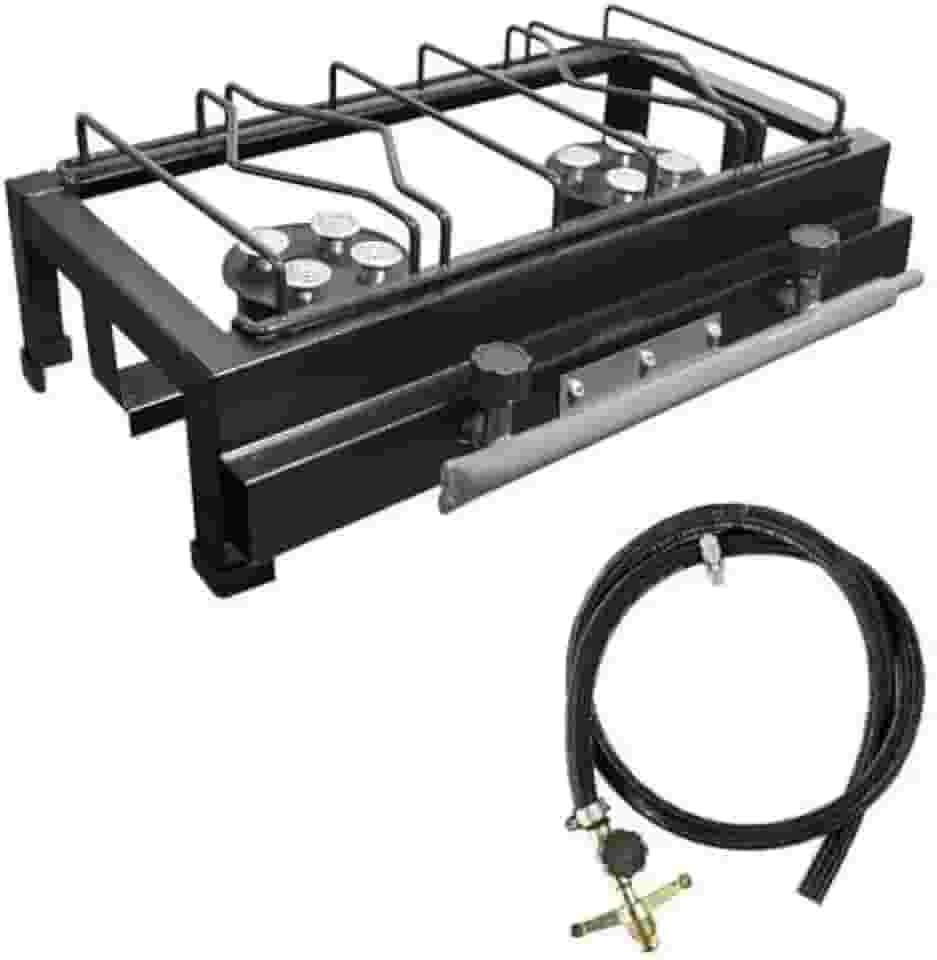 Roa Fogão Industrial 2 Bocas LX Alta Pressão com Mangueira e Registro