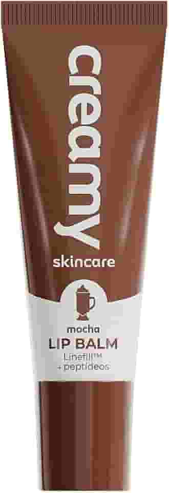 Creamy Skincare Lip Balm Mocha 10g | Hidratação Intensa, Efeito Pump Volumizador, Suaviza Linhas, Textura Confortável, Ácido Hialurônico | Todos os Tipos de Pele