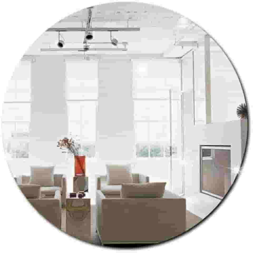 Espelho Decorativo Redondo Multiuso 40cm - Quarto, Sala e Banheiro