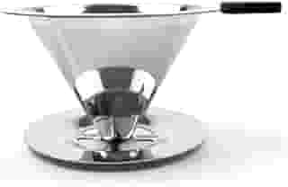Filtro de Café Inox Portátil Individual com Base