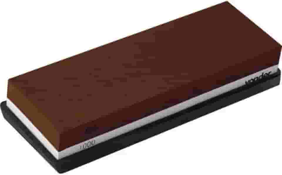 Pedra Afiar 6" Dupla Face 400/1000 Com Base Vonder Plus