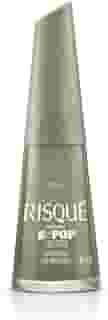Esmalte Risqué Cremoso Verde Militar Guerreira do Arco-íris 8ml