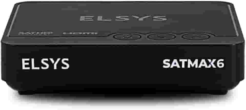Receptor Digital de TV via satélite, Full HD, com gravador, Bivolt, Entrada USB (Fotos, Músicas e Vídeos), Elsys, ETRS72 - Satmax 6