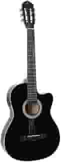 Violao Eletrico Flat Aco Sf-14 Ceq Bk