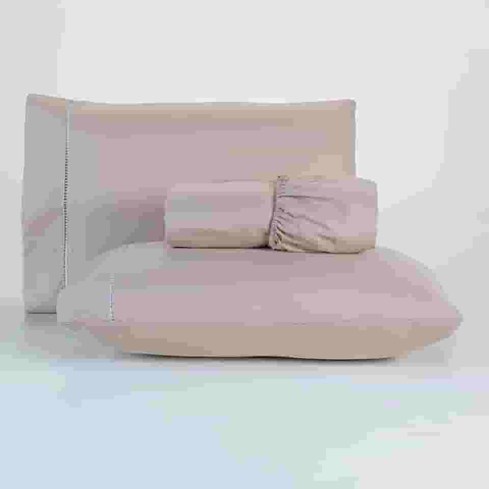 Jogo De Lençol 400 Fios Percal Poliéster Liso Toque Macio com Elástico Diversos Tamanho Solteiro Casal Queen King Size (Queen, Caqui)