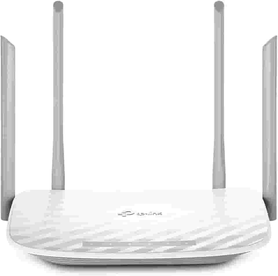 Roteador AC1200 TP-Link Archer C50(W), Dual Band, Conecte até 40 dispositivos, Até 120 ㎡ de cobertura, MU-MIMO, Beamforming, controle dos pais, 1× Fast WAN Port/4× Fast LAN Ports