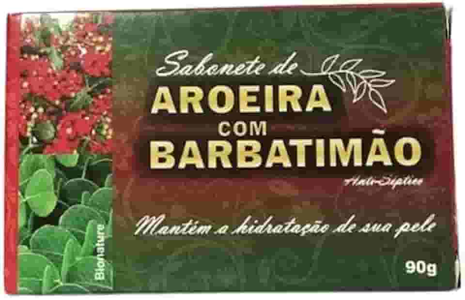 Kit com 3 Sabonete de Aroeira e Barbatimão em Barra 90g