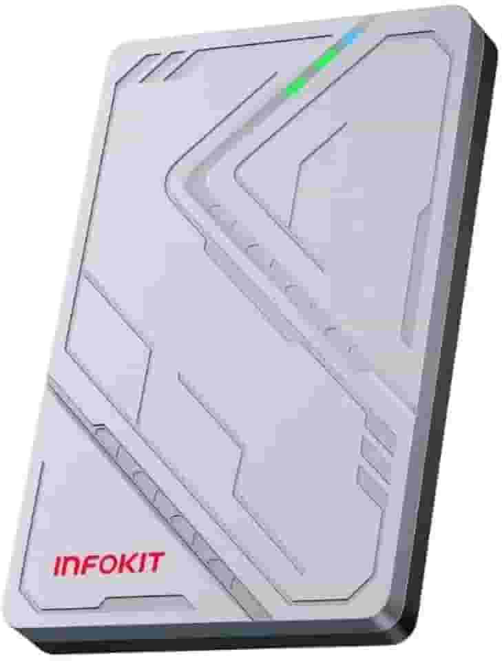 Case HD Externo SSD/HD SATA 2,5", USB 3.1, RGB LED, Portátil