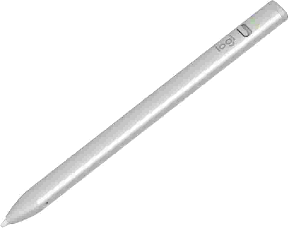Lápis Digital Logitech Crayon para iPad iOS 12.2 com Tecnologia Apple Pencil, Design Antirrolagem, Precisão de Pixel Sem Atraso, Ponta Inteligente e Conexão USB-C