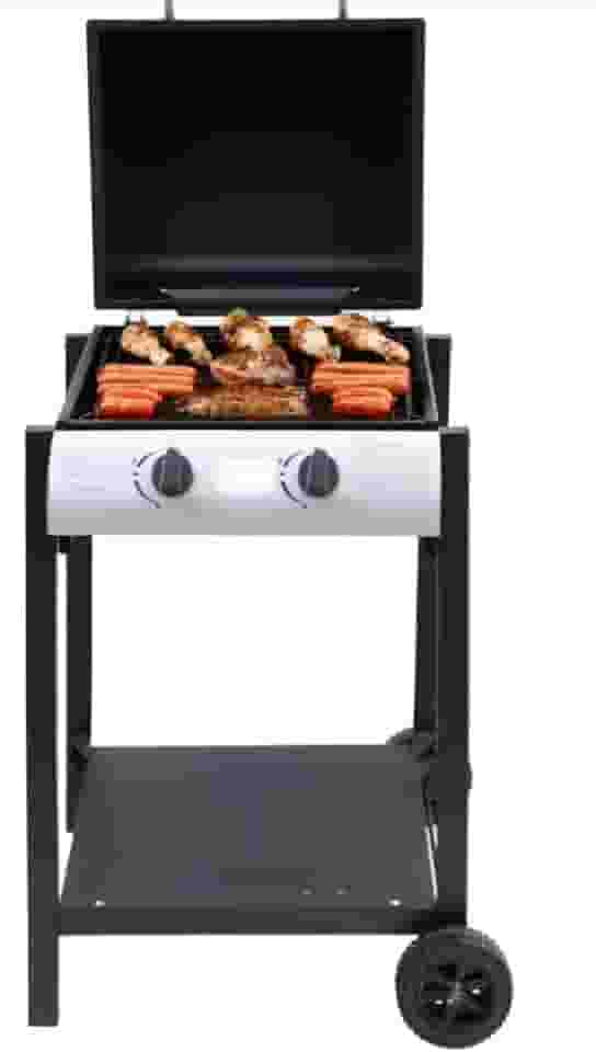 Churrasqueira a Gás com 2 Queimadores Aço Preto Karson