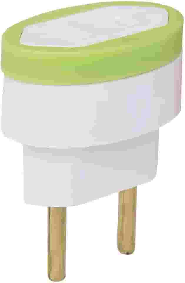 ADAPTADOR PINO CHATO - 2 PINOS - 10 AMPERES / 250 VOLTS - BRANCO - DANEVA 1550