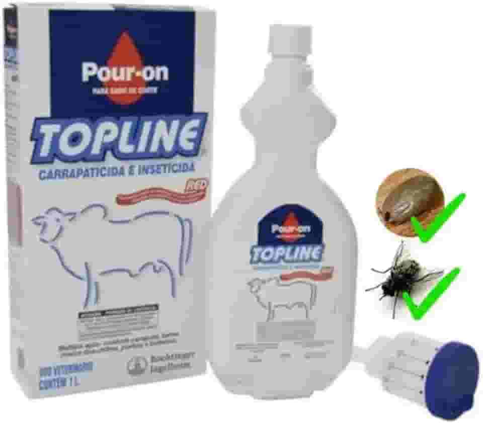 Topline Pour-on Carrapaticida E Inseticida 1lt