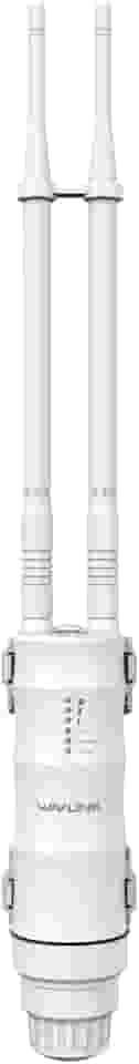 WAVLINK Ponto de acesso sem fio ao ar livre com PoE ativo/passivo, extensor WiFi externo N300 de longo alcance, suporte à prova de intempéries, porta Wan/LAN, AP/roteador/WISP/modo ponte