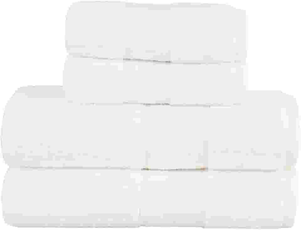 Jogo de Toalhas Buddemeyer Fio Penteado Alva Banho Branco 4 Peças