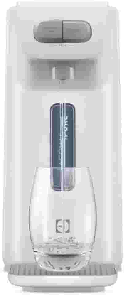 Purificador Electrolux de Água Gelada Fria e Natural Elétrico Compacto Eletronico placa Electrolux Filtro refil 6 meses ou 3000l Bivolt Branco PE15B