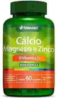 Calcio, Magnesio, Zinco E. Vit D3 600mg 60cps - Herbamed, Herbamed