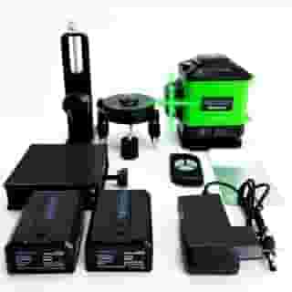 Nivel Laser 12 Linhas 3d 2 Baterias + Maleta Tripe Nivio Laze Profissional