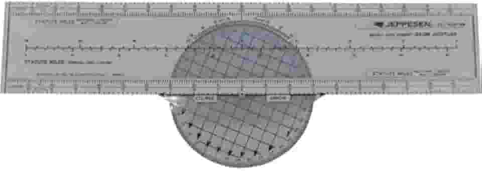 Jeppesen PJ-1 Plotter de Azimute Rotativo, 13 Polegadas