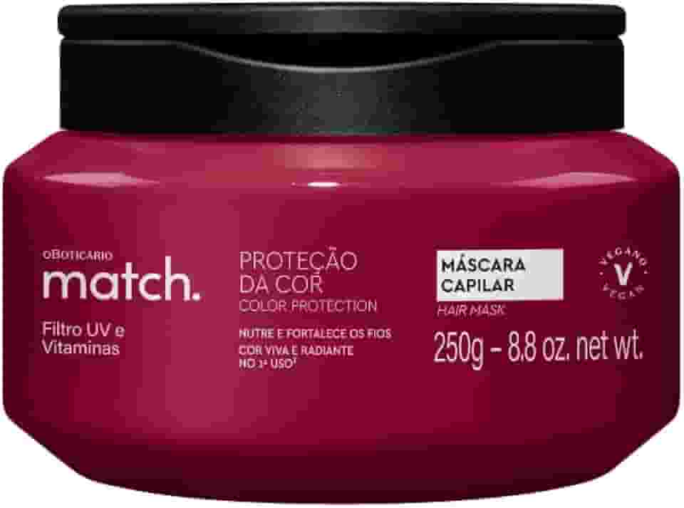 O BOTICARIO MATCH MÁSCARA CAPILAR PROTEÇÃO DA COR 250g