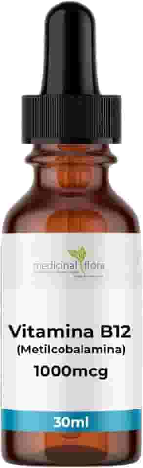 Vitamina B12 Metilcobalamina 1000mcg Sublingual Morango - 30ml
