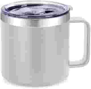 Caneca Termica Cafe, Caneca de Café Termica, Caneca Termica com Tampa, Capacidade 420ml, Parede Dupla Isolada a Vácuo,Tampa Vedada, inox, para Cerveja, Café, Agua, Leite etc (Verde)