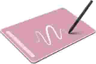 XPPen Deco L Mesa Digitalizadora 10 x 6 Polegadas, Tablet Desenho, com Caneta X3 de 8192 Níveis de Pressão, sem Bateria e 8 Teclas de Atalho, para Chrome, Windows 11, Linux, Mac e Android (Rosa)