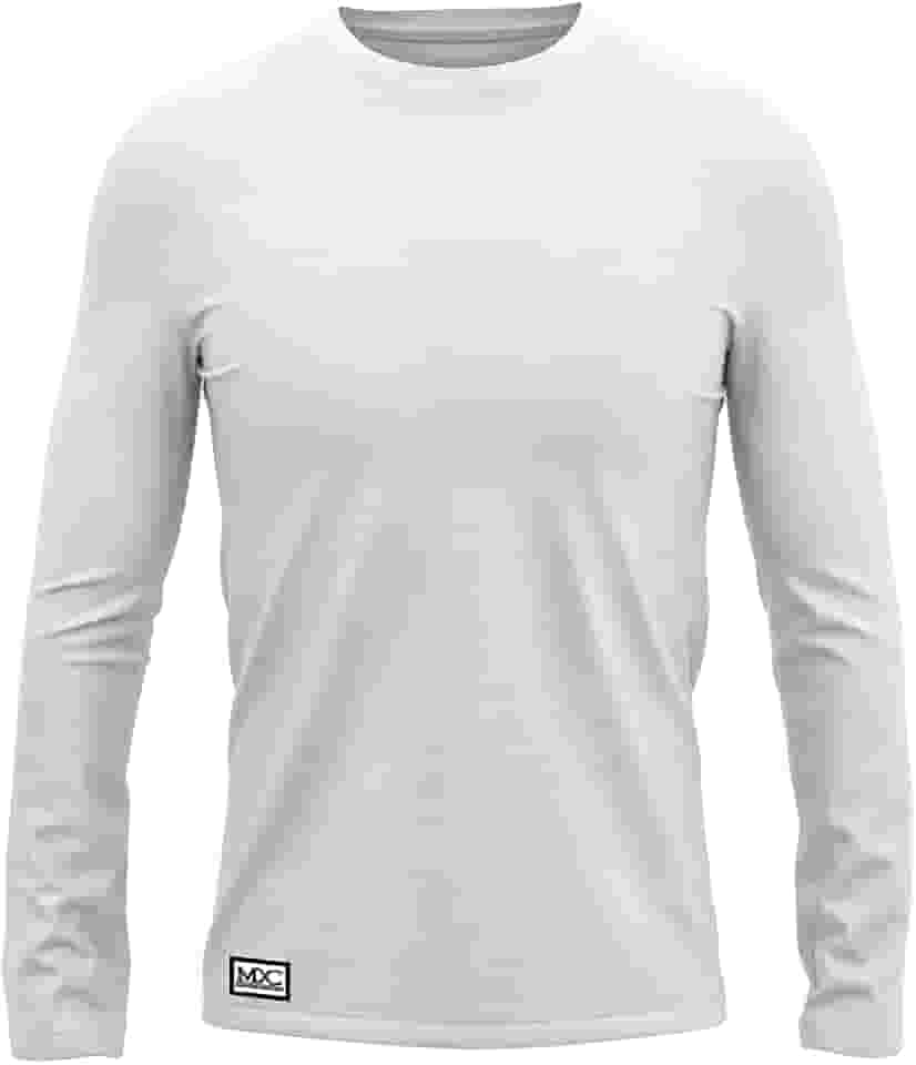 Camiseta Masculina Lisa Algodão Premium Manga Longa MXC BRASIL