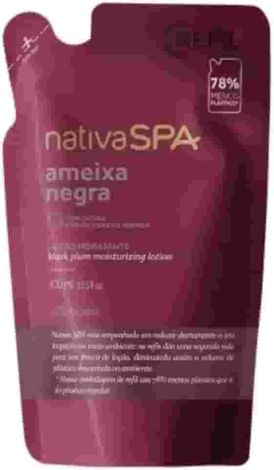 O BOTICARIO NATIVA SPA HIDRATANTE AMEIXA NEGRA REFIL 400ml