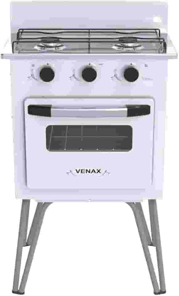 FOGAO A GAS GEMINI 2 Q VETRO BRANCO GAS GLP