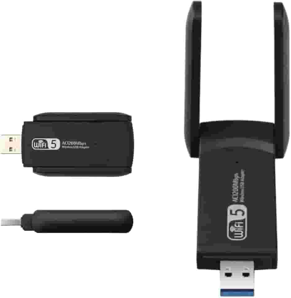 Adaptador Usb Wifi Wireless Dual Band Ac1200 5ghz e 2.4ghz 1200mbps Duas Antena - Qualidade Premium Ezc®