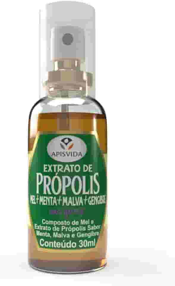 Apis Vida Spray De Própolis c/Gengibre - Suporte Imunológico Natural e Alívio de Dor de Garganta - 30ml