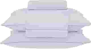 Buddemeyer Jogo de Cama Queen Percal 180 Fios Basic Percalle 100% Algodão Fio Penteado Cinza 4 peças