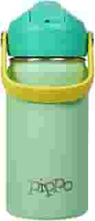 Pippo | Garrafa Térmica Infantil Criança Aço Inox Parede Dupla Menino Menina Para Bebidas Quentes e Frias e Livre de BPA (Verde)