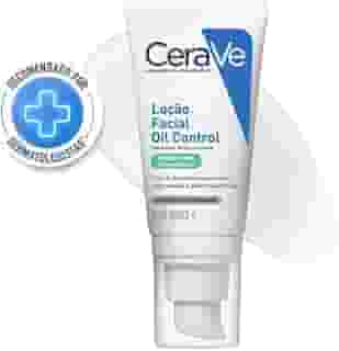 CeraVe Loção Facial Hidratante Oil Control para Pele Mista a Oleosa, Com 3 Ceramidas Essenciais, Ácido Hialurônico e Niacinamida, Hidratação Prolongada e Acabamento Matte, 52g
