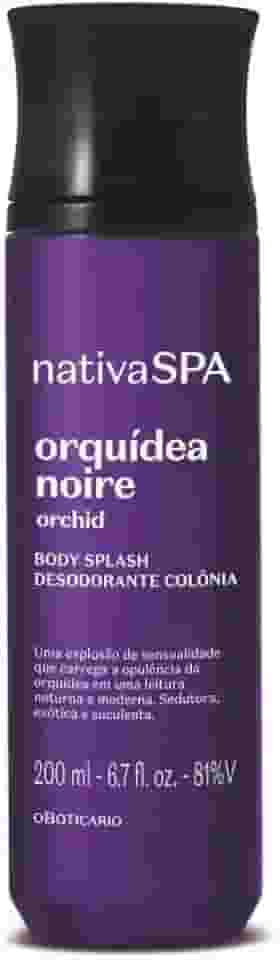 Personalizando Body Splash Nativa Spa Orquídea Noire Desod. Colônia 200ml
