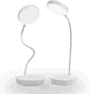 Luminária de Mesa Articulada e Flexível com Botões Premium, 20 LEDs, Bivolt – Ideal para Estudo, Leitura e Escritório