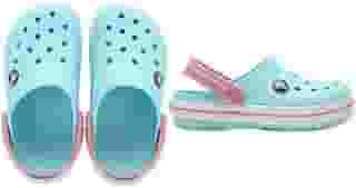 Sandália crocs crocband clog juvenil navy/red