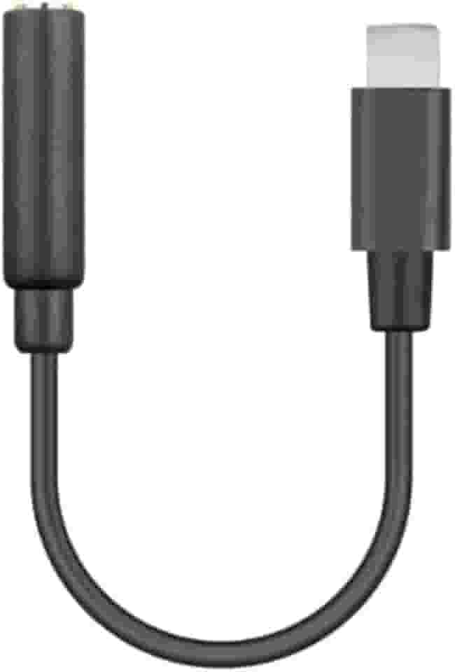 Adaptador Compátivel com Lightning (iPhone, iOS) Para P2 Fone de Ouvido Universal Compativel com iPhonei 6 7 8 Plus X 11 12 13 14 PRO MAX - Preto