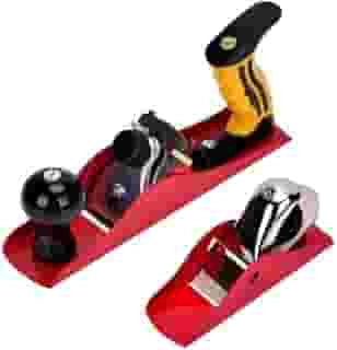 Kit Jogo De Plaina Manual Para Madeira Com Laminas Profissional 2 Peças