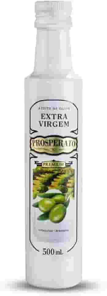 Azeite De Oliva Extra Virgem Premium Arbequina E Arbosana Prosperato 500Ml, Azeite Extravirgem De Oliva (Arbequina E Arbosana), Amarelo, Frutado Maduro Suave, Leve Amargor E Picância, Delicado E Vers