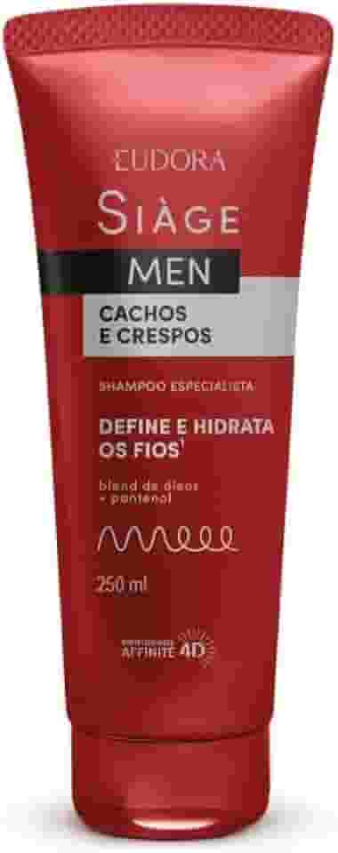 Eudora, EUDORA SIAGE MEN SHAMPOO CACHOS E CRESPOS 250ml