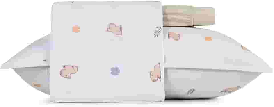 Jogo cama simples 2pc Mundo Kids Malha - Capi - Solteiro