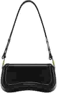 Bolsa de Ombro Pequenas Feminina,Mini Bolsas Sacola Tiracolo Moderna de Couro Impermeável,Shoulder Handbag Presente Trabalho Casual Festa