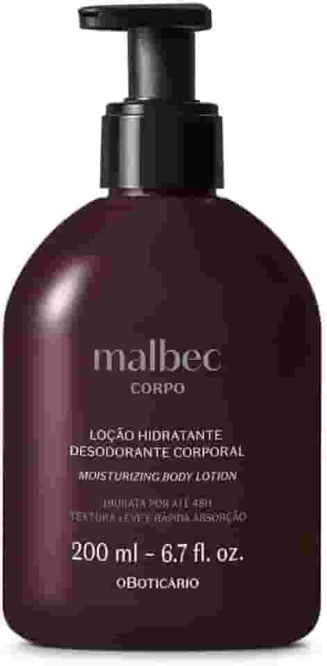 Loção Hidratante Desodorante Corporal Malbec 200ml