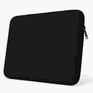Capa Para Notebook 15.6 Polegadas Neoprene Preta Impermeável Com Zíper - Proteção Antirrisco Portátil Para Viagem Trabalho Dia a Dia (PRETO)