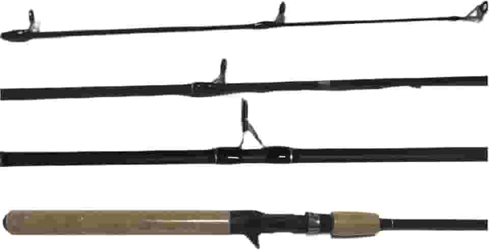 VARA PARA CARRETILHA ALTO MAR 1,60M 10-25LBS CARBONO - 2 PARTES