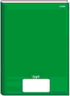Caderno Brochurão C. D. 96 Fls. Stiff Verde - Jandaia