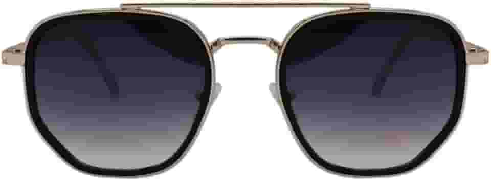 Óculos de Sol Hexagonal Modelo Chicago Proteção UV400 em Acetato Italiano Estilo Moderno Unissex Masculino Feminino - Cacife Brand