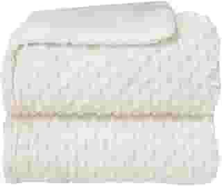 Cobertor Para Bebê Pipoquinha Dupla Face Manta Soft Bolha Branco